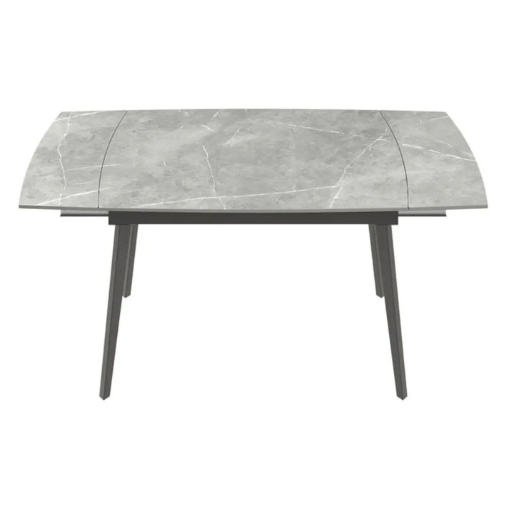 Verni 120-180cm Matte Grey Ceramic Pull-out Extending Dining Table NJ HOME TORELLI BSTAR 2 MAN