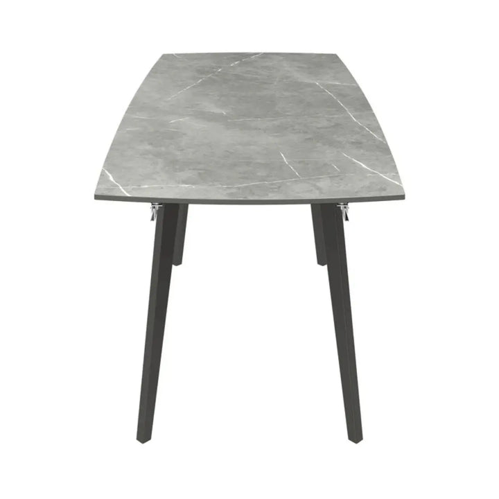 Verni 120-180cm Matte Grey Ceramic Pull-out Extending Dining Table NJ HOME TORELLI BSTAR 2 MAN