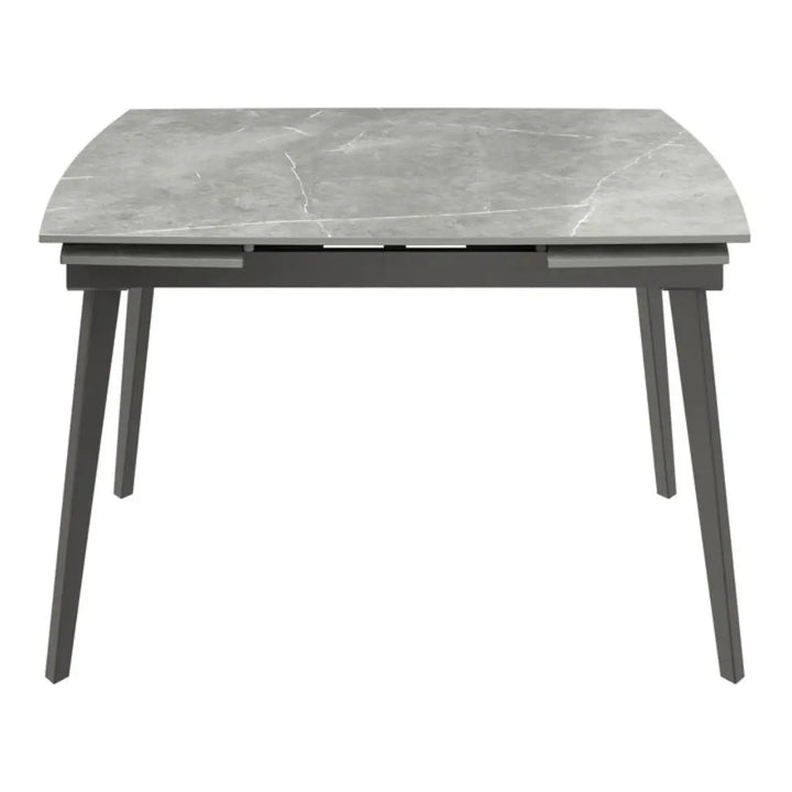 Verni 120-180cm Matte Grey Ceramic Pull-out Extending Dining Table NJ HOME TORELLI BSTAR 2 MAN