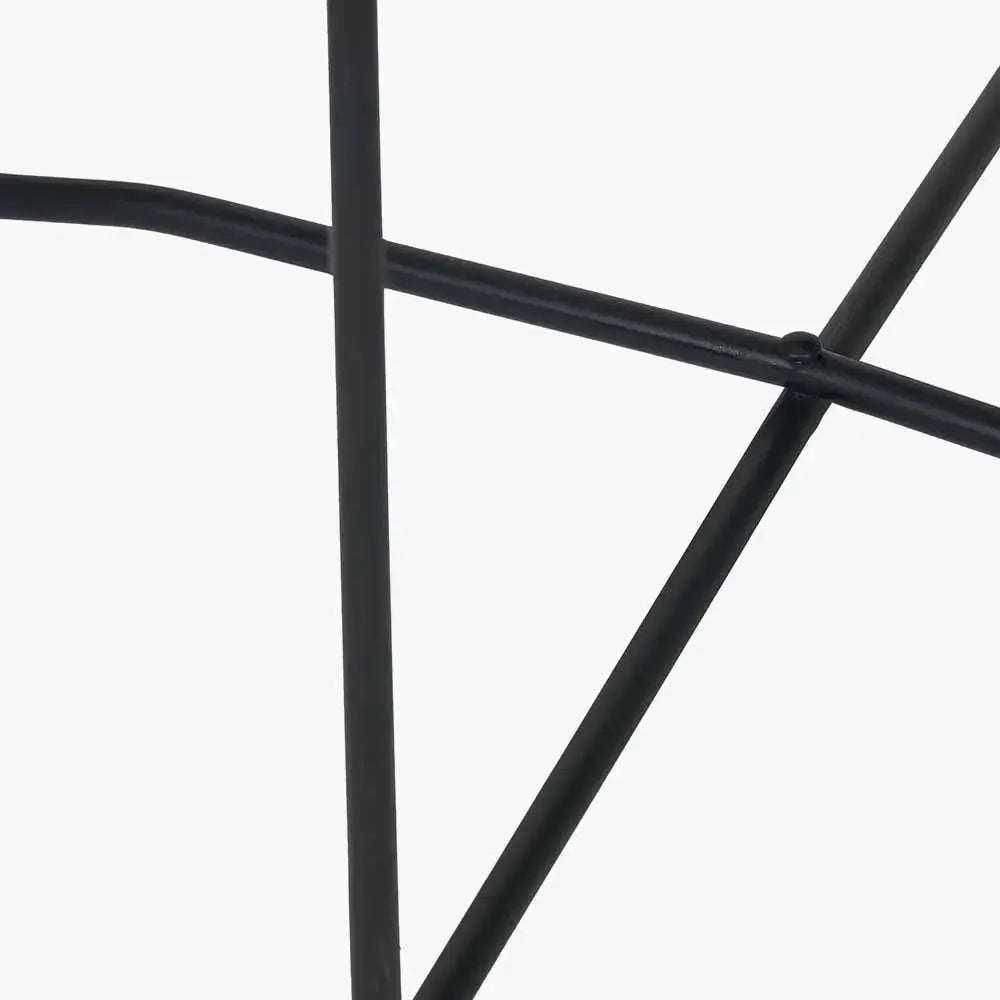 Voss Mirrored Glass and Black Wood Veneer Side Table  Nicholas John Interiors