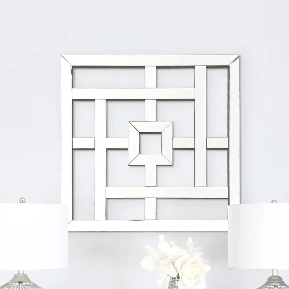 Geometric Mirror Wall Art Lina Home