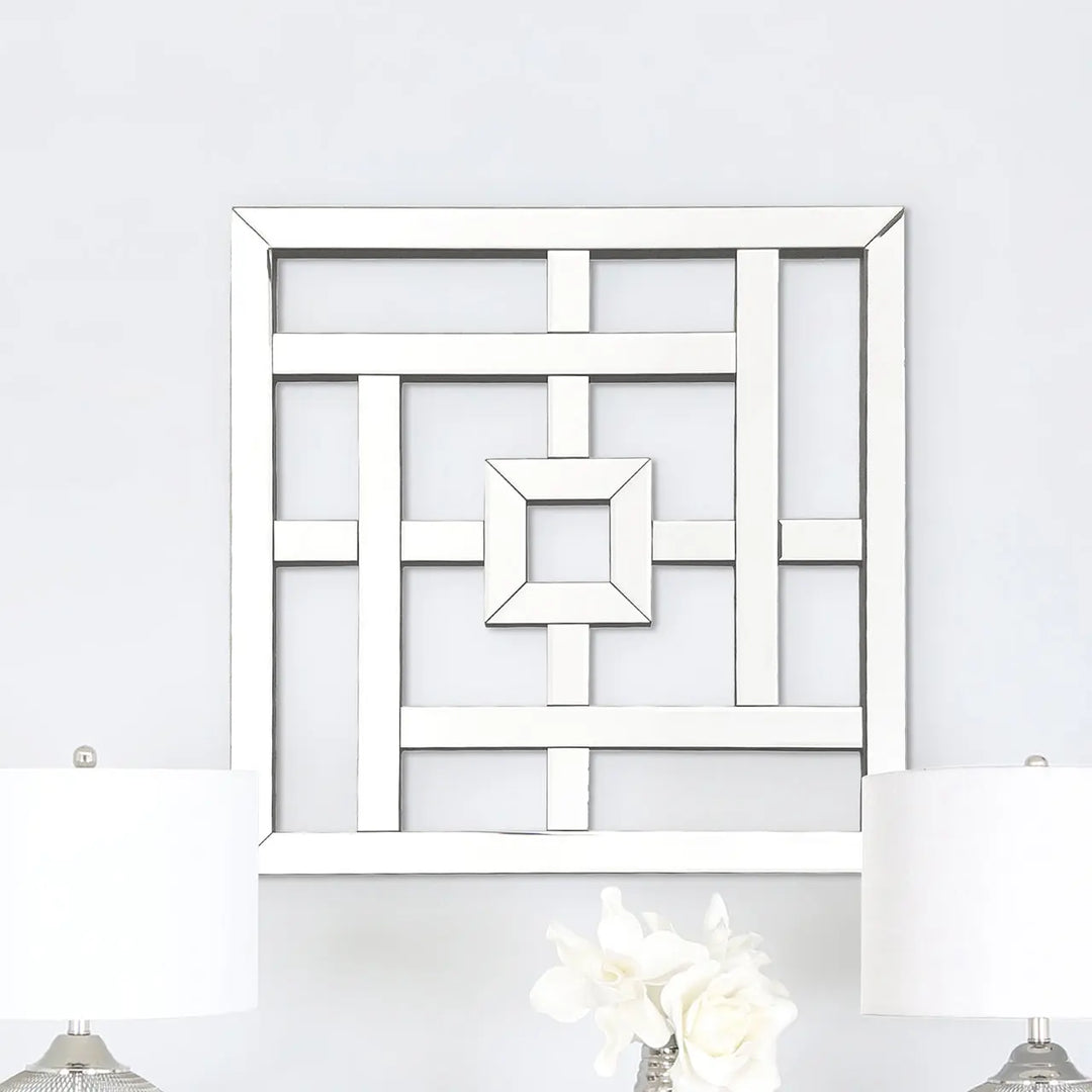 Geometric Mirror Wall Art Lina Home