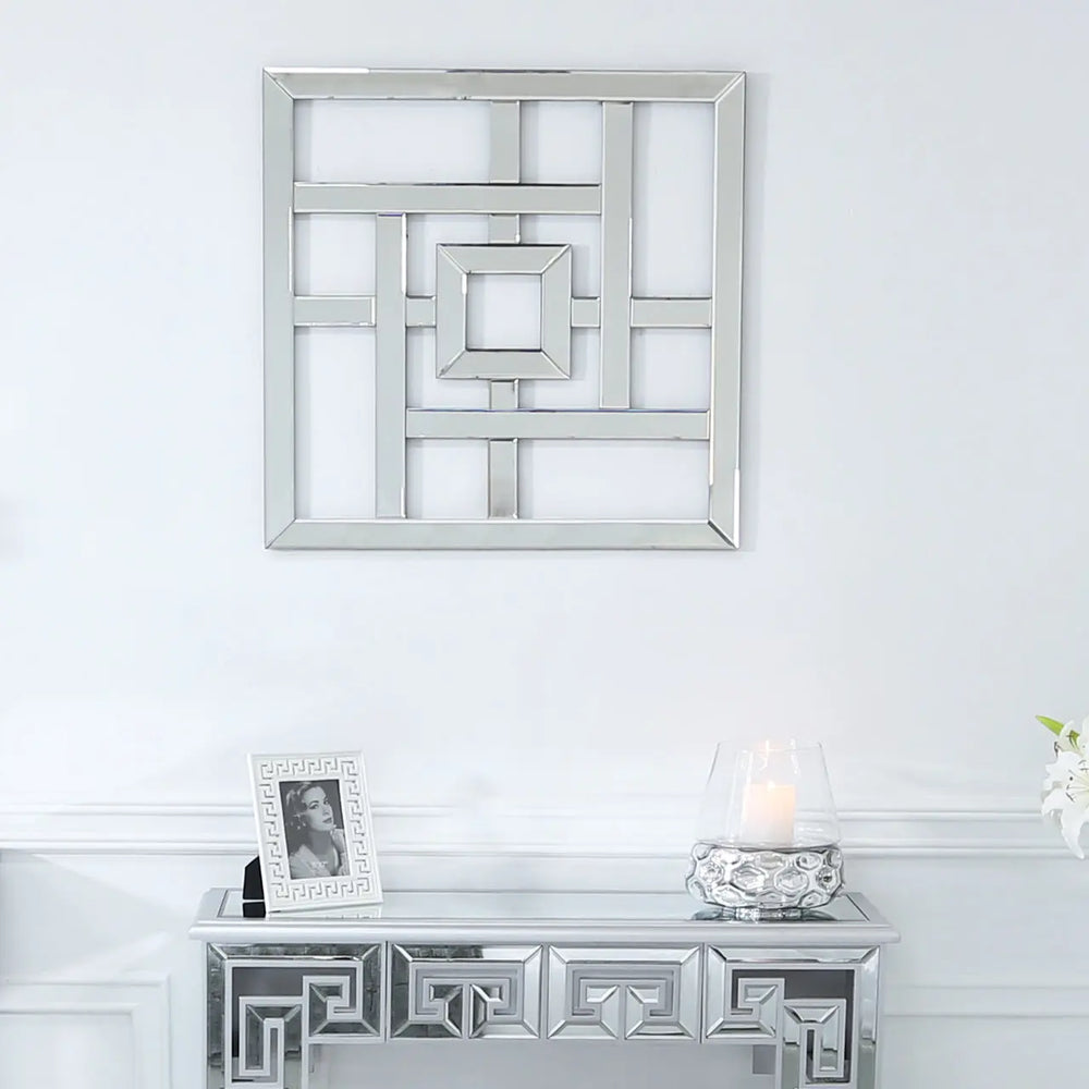Geometric Mirror Wall Art Lina Home