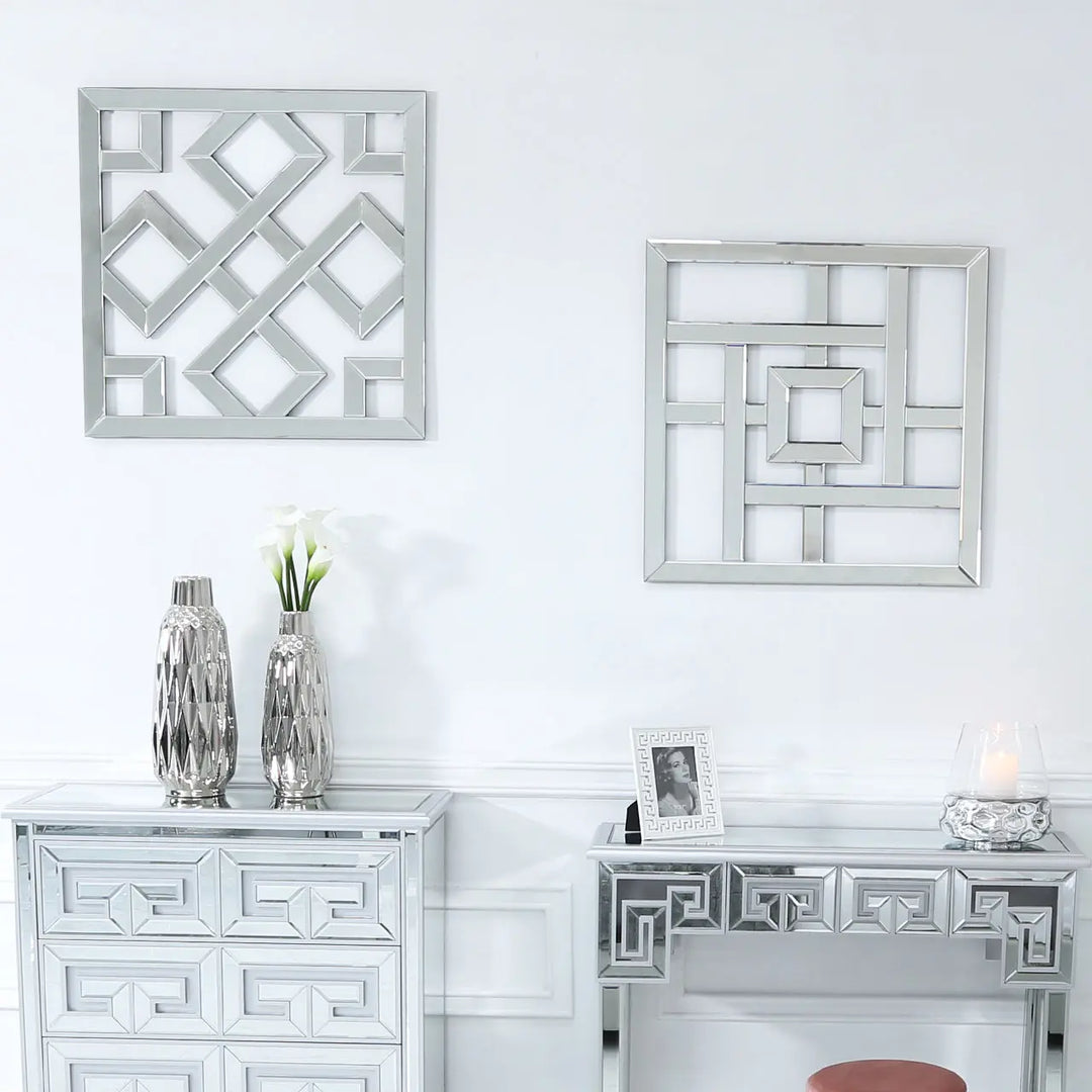 Geometric Mirror Wall Art Lina Home