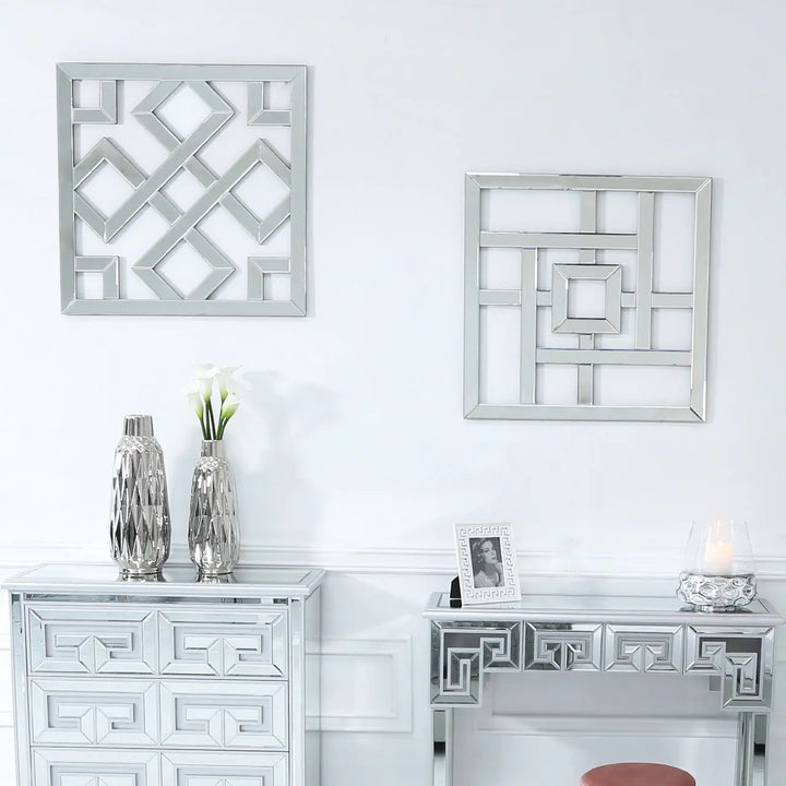 Geometric Mirror Wall Art Lina Home