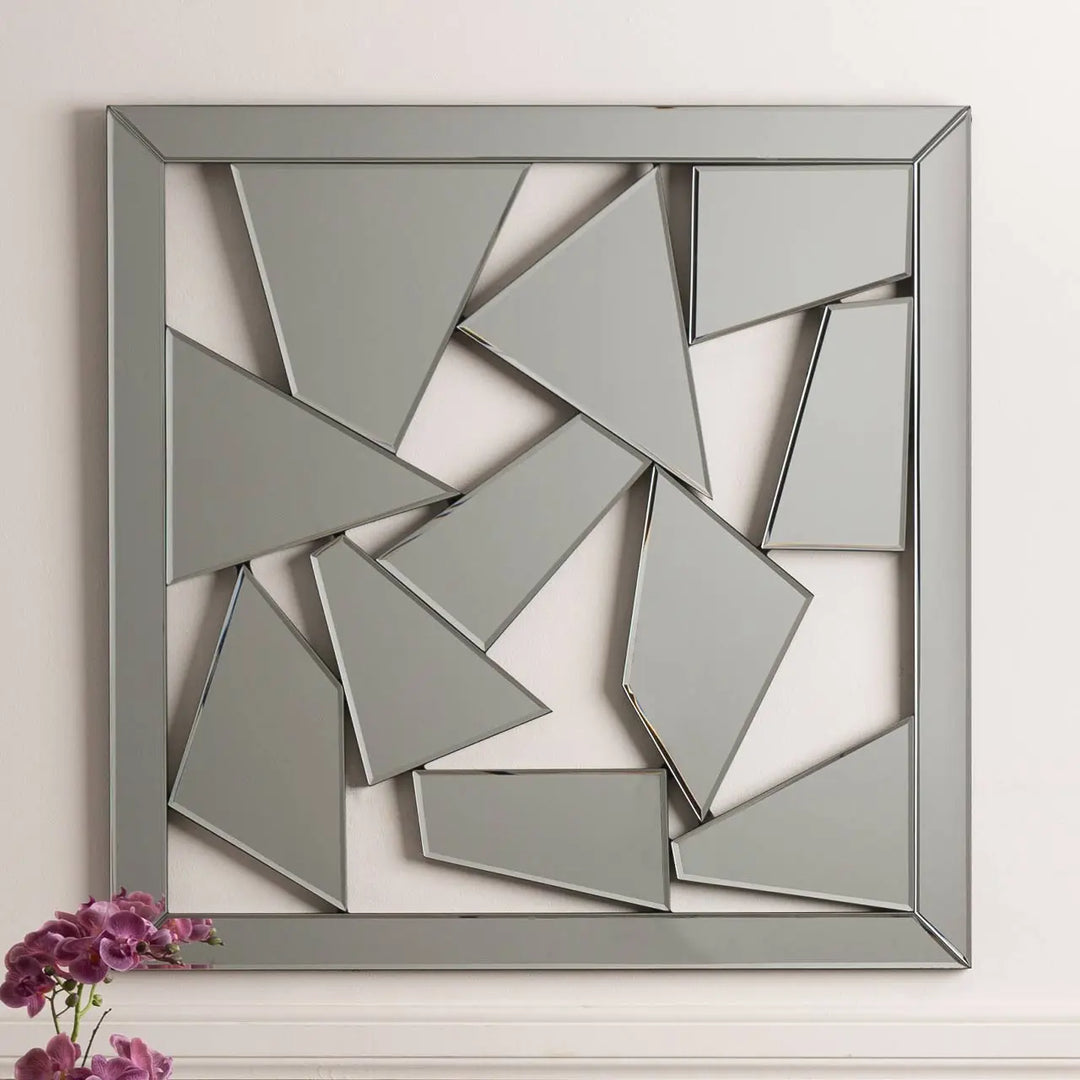 Abstract Geometric Mirror Wall Art Lina Home