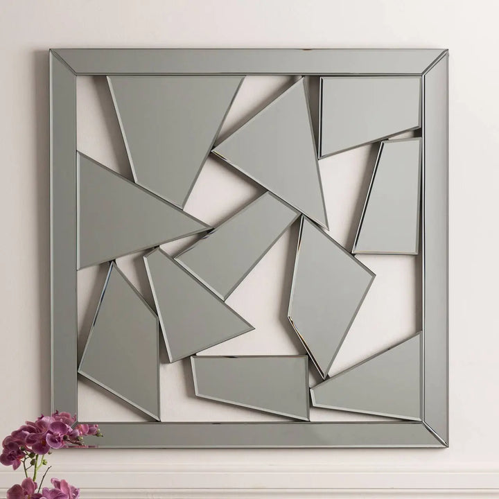 Abstract Geometric Mirror Wall Art Lina Home
