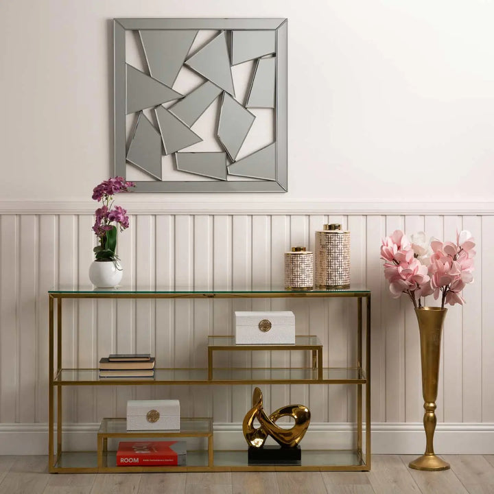 Abstract Geometric Mirror Wall Art Lina Home