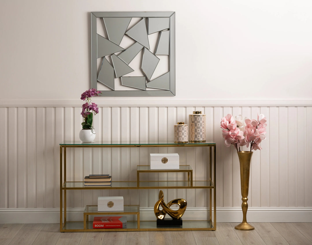 Abstract Geometric Mirror Wall Art Lina Home