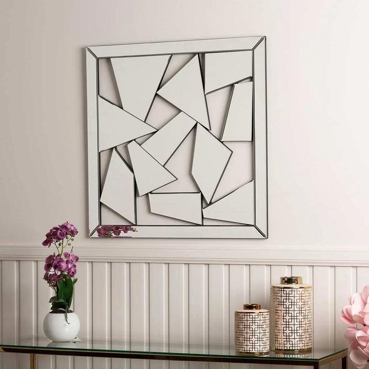 Abstract Geometric Mirror Wall Art Lina Home