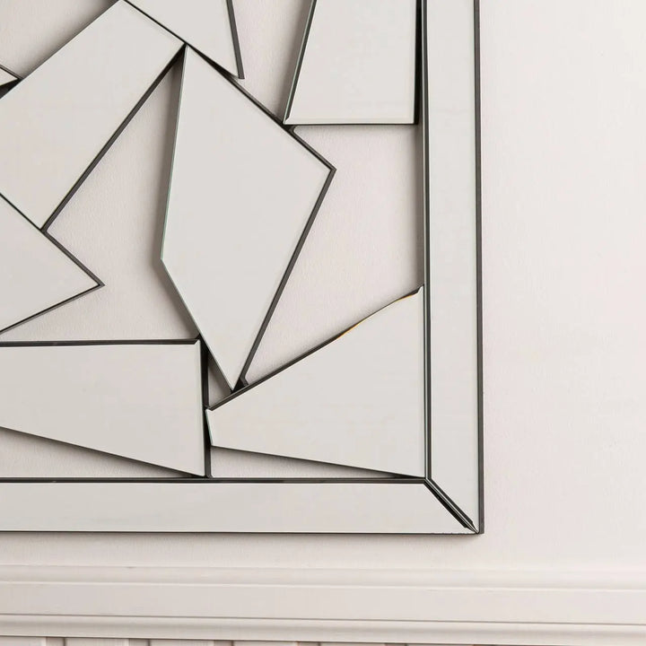 Abstract Geometric Mirror Wall Art Lina Home