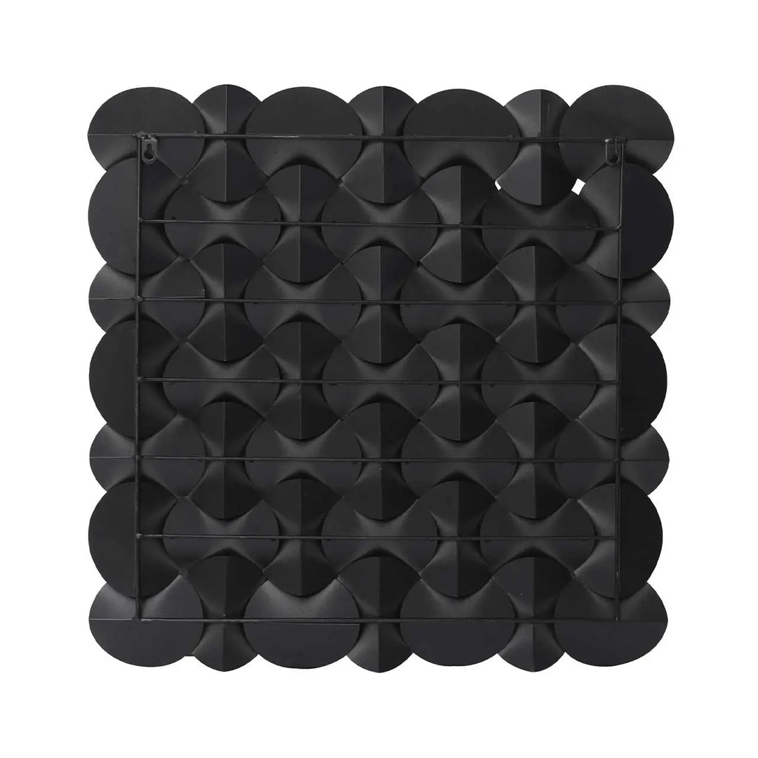 Grey Gunmetal 3D Metal Wall Art Lina Home