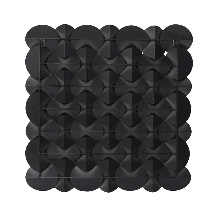 Grey Gunmetal 3D Metal Wall Art Lina Home