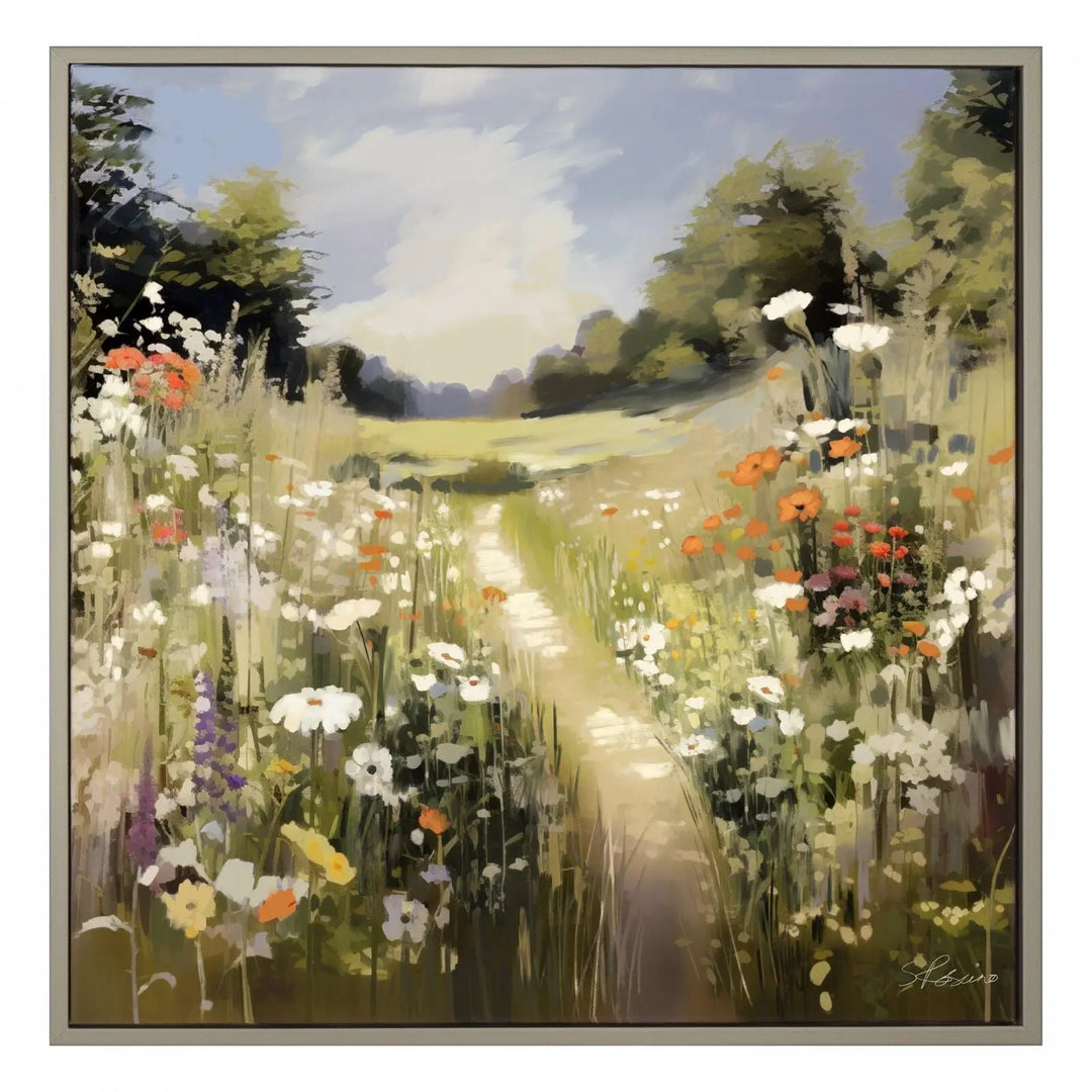 Wildflower Wander Framed Canvas Gallery Direct