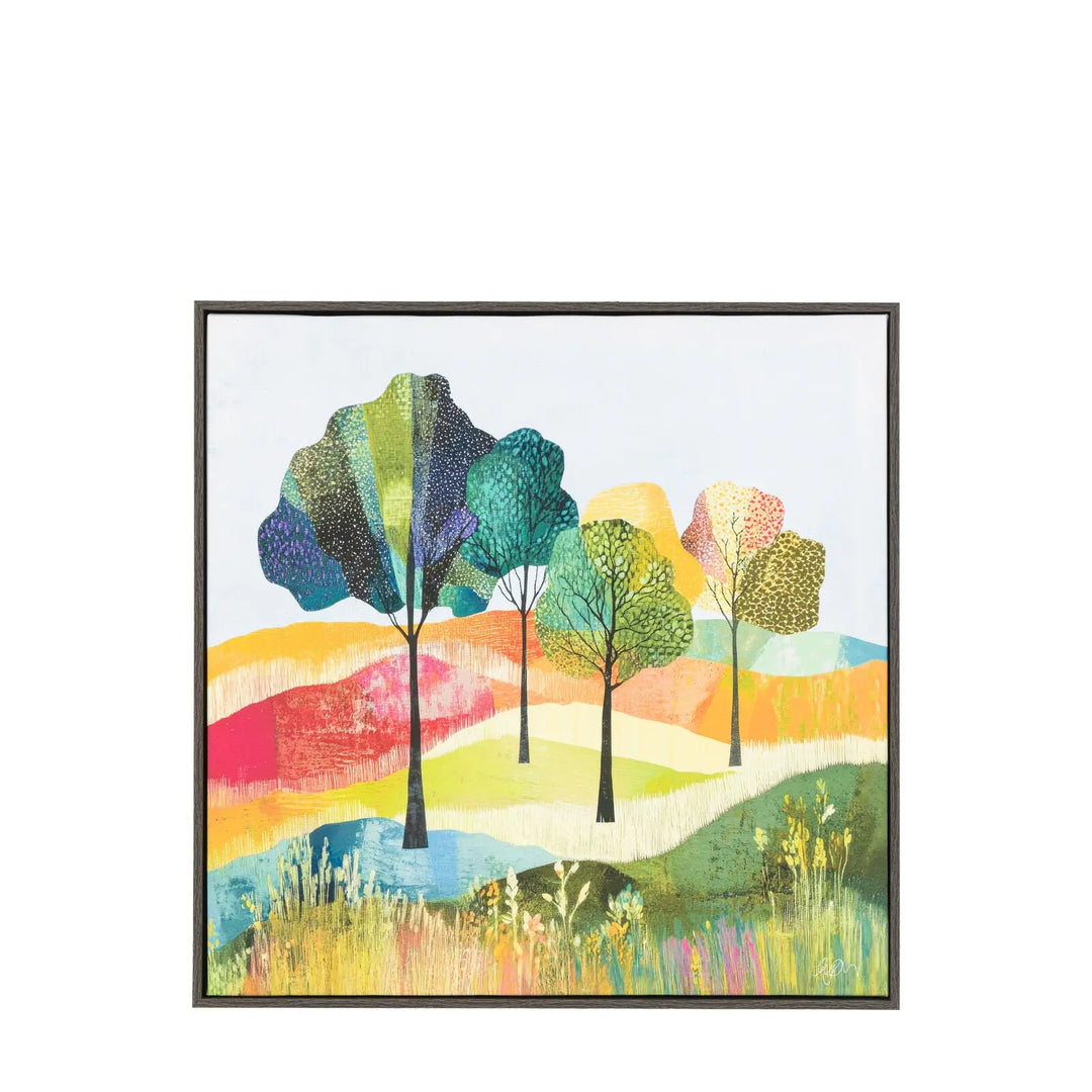 Vibrant Fields Framed Canvas Gallery Direct