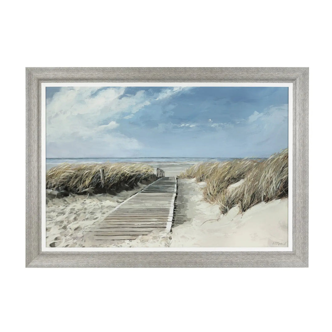 View To Sea Framed Canvas Gallery Direct
