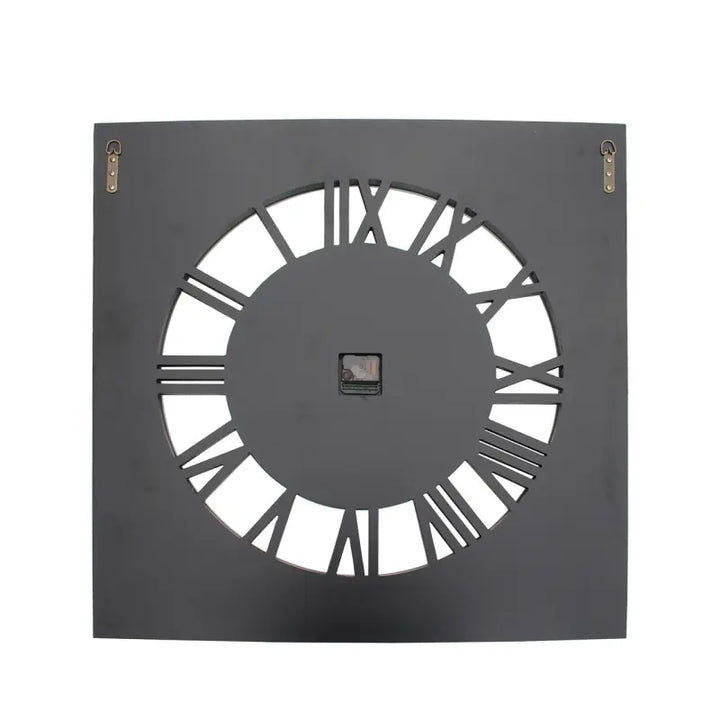White Mirror Wall Clock Lina Home