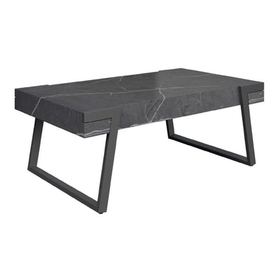 Alina Grey Marble Effect Coffee Table - LUX - HOM