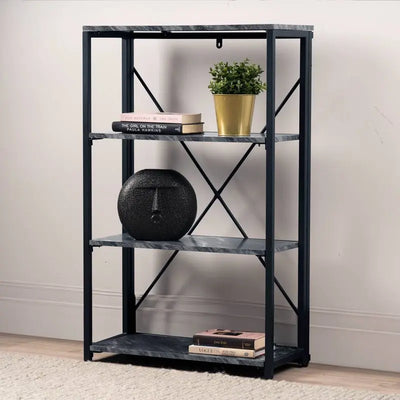 Alora 4 - Tier Black 105cm Display Unit #NJ Home Interiors#
