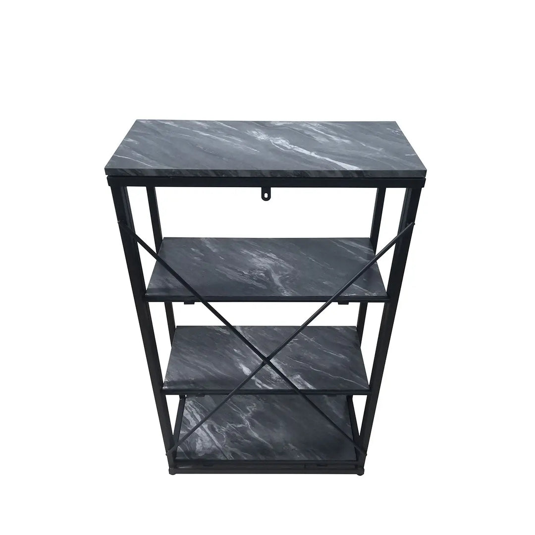 Alora 4 - Tier Black Display Unit - 105cm Tall - LUX - HOM