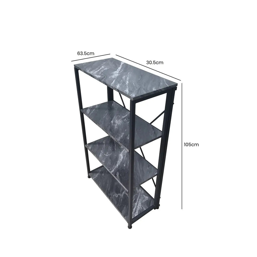 Alora 4 - Tier Black Display Unit - 105cm Tall - LUX - HOM