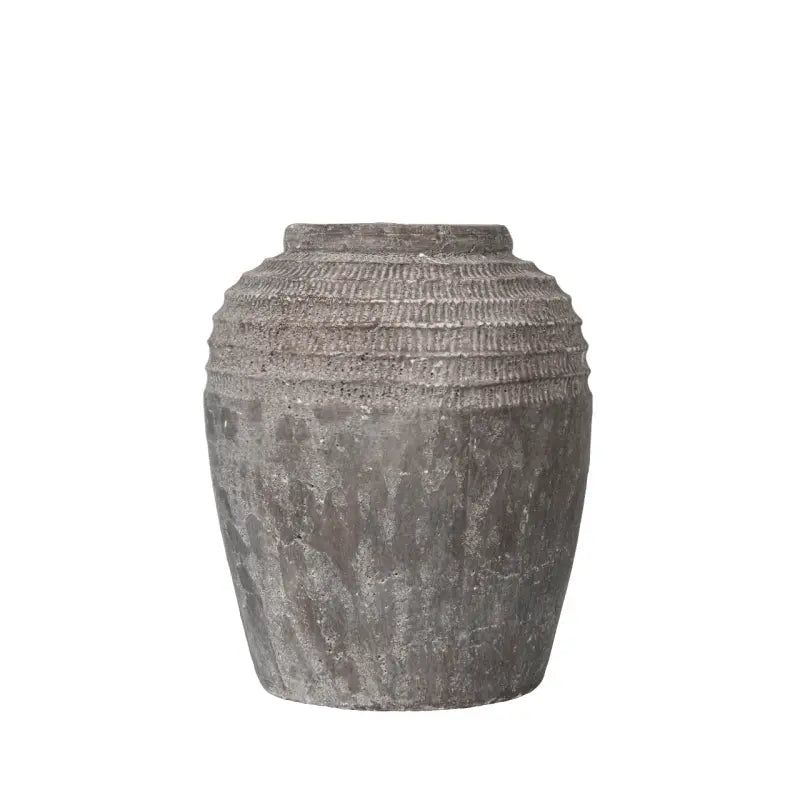 Antique Dark Grey Terracotta Pot #NJ Home Interiors#