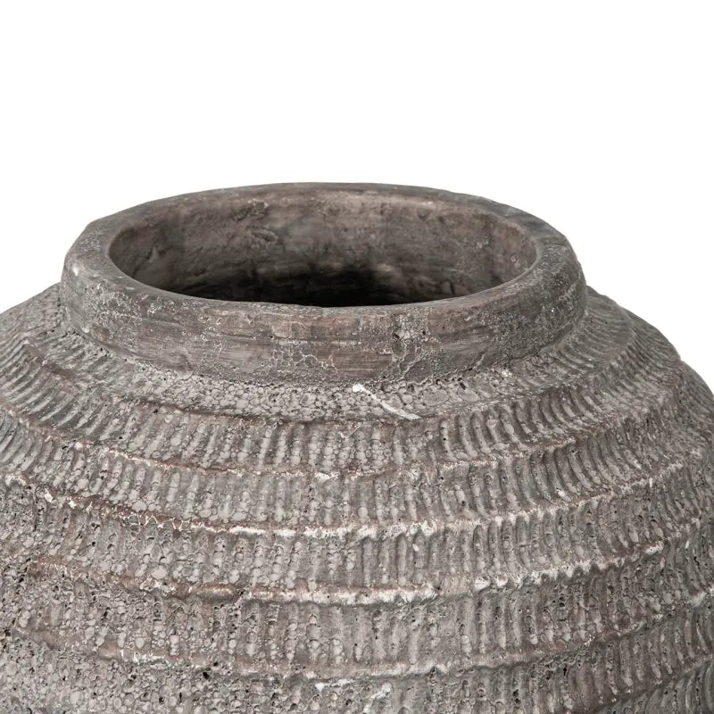 Antique Dark Grey Terracotta Pot #NJ Home Interiors#