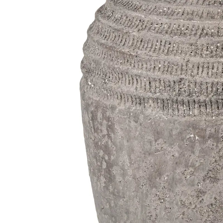 Antique Dark Grey Terracotta Vase #NJ Home Interiors#