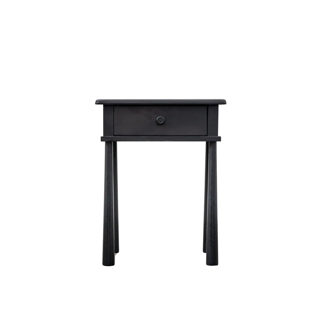Ashcombe 1 Drawer Bedside in Black #NJ Home Interiors#
