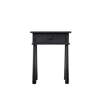 Ashcombe 1 Drawer Bedside in Black #NJ Home Interiors#
