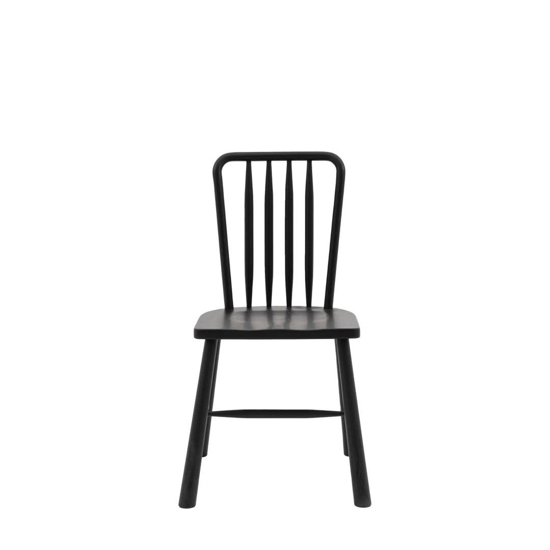 Ashcombe Dining Chair Set of 2 in Black #NJ Home Interiors#