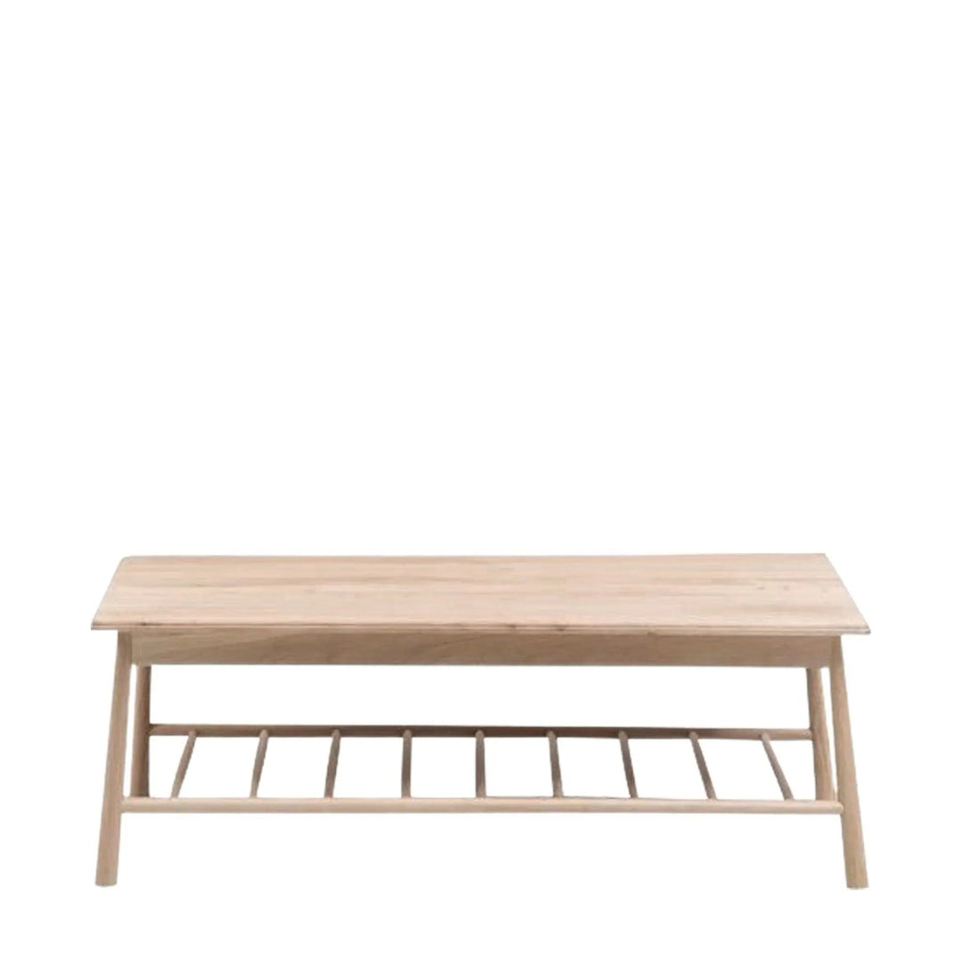 Ashcombe Rectangle Coffee Table in Oak #NJ Home Interiors#
