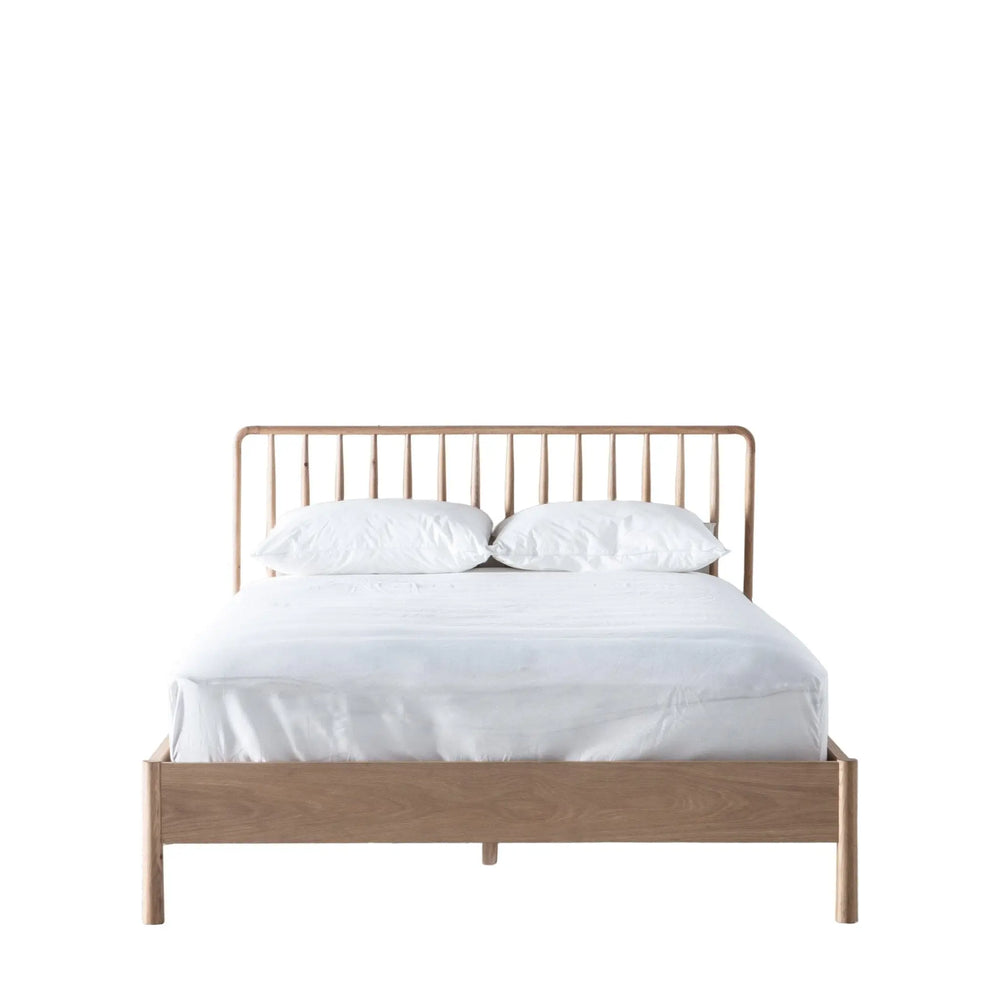 Ashcombe Super King Spindle Bed in Oak #NJ Home Interiors#