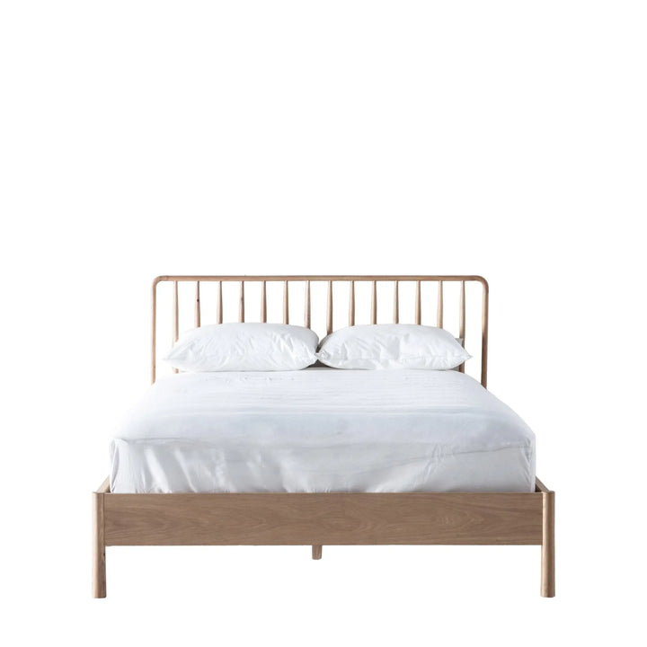 Ashcombe Super King Spindle Bed in Oak #NJ Home Interiors#