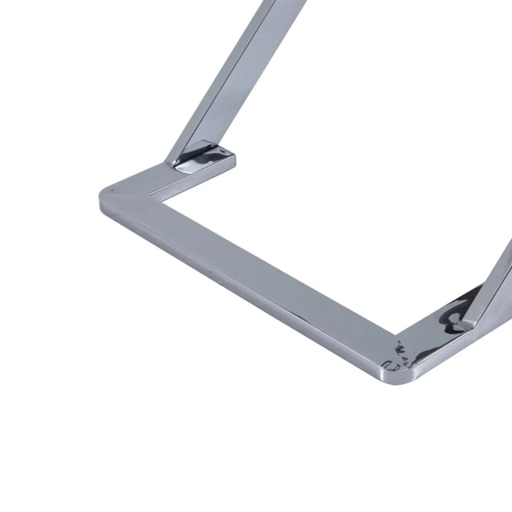 Aziel Grey Gunmetal with Smoke Glass Console Table - NJ Home Interiors