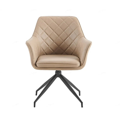 Kavara Chair in Mink PU – Modern Dining Chair with Ergonomic Design Giatalia