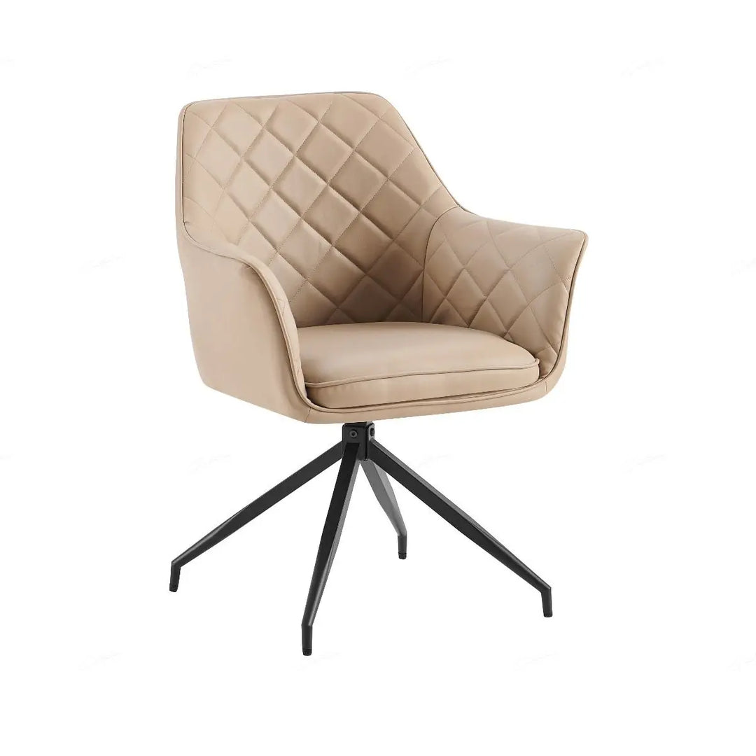Kavara Chair in Mink PU – Modern Dining Chair with Ergonomic Design Giatalia