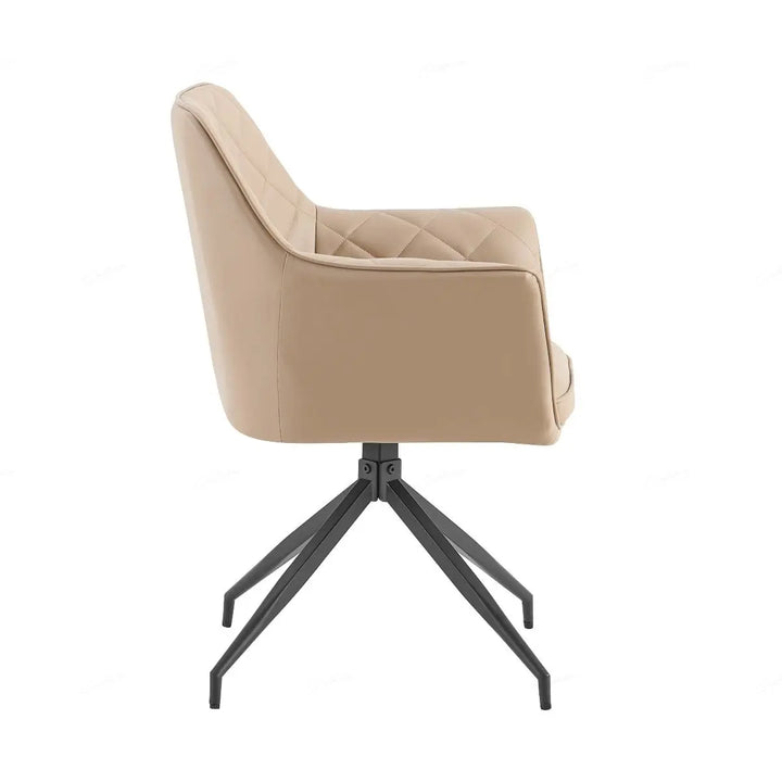 Kavara Chair in Mink PU – Modern Dining Chair with Ergonomic Design Giatalia