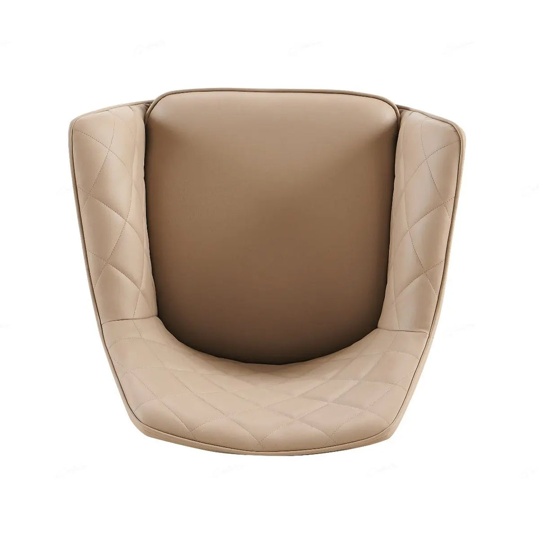 Kavara Chair in Mink PU – Modern Dining Chair with Ergonomic Design Giatalia