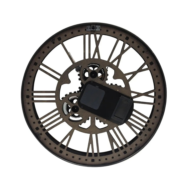 Black Gears 47.5cm Wall Clock #NJ Home Interiors#