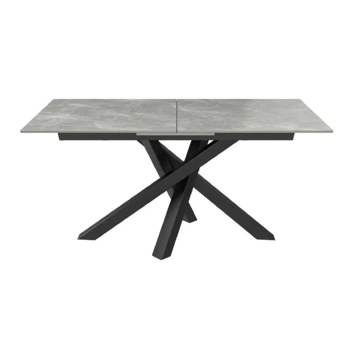Brendan 160 - 200cm Matte Grey Ceramic Auto - Rise Extending Dining Table #NJ Home Interiors#