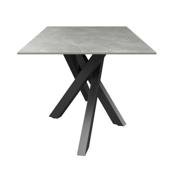 Brendan 160cm Matte Grey Ceramic Fixed Dining Table #NJ Home Interiors#