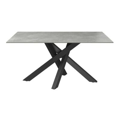 Brendan 160cm Matte Grey Ceramic Fixed Dining Table #NJ Home Interiors#