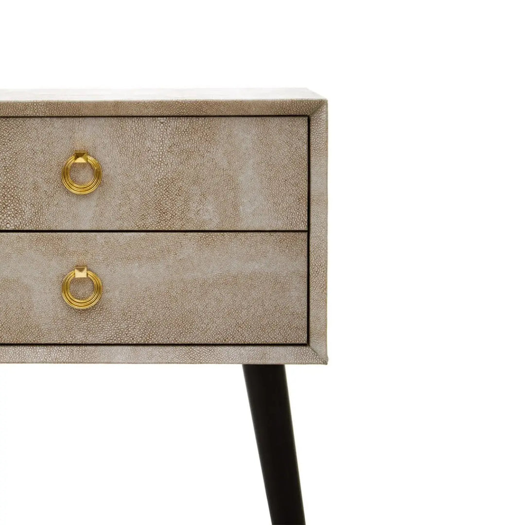 Cadiz 2 Drawer Bedside Table - NJ Home Interiors