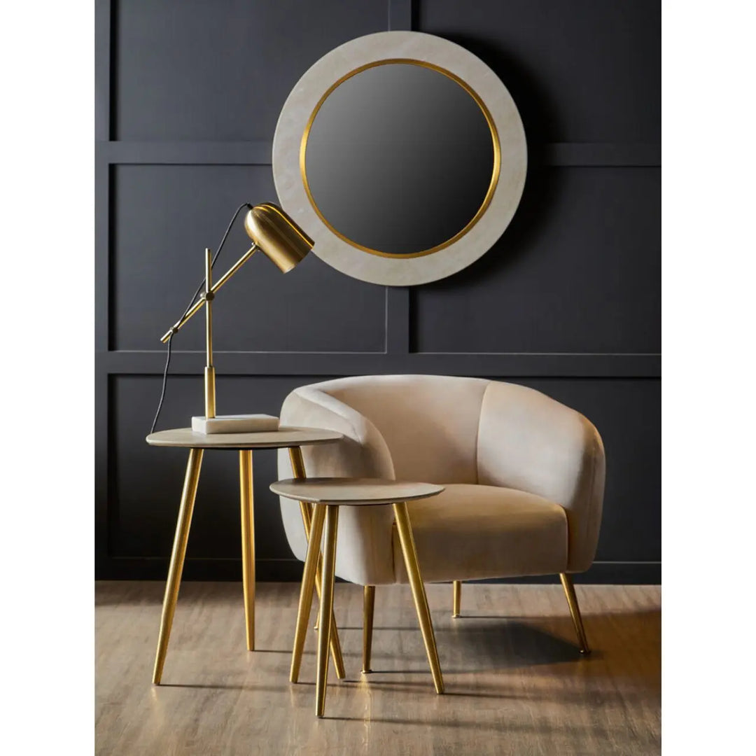 Cadiz Set Of Two Shagreen Tables - NJ Home Interiors