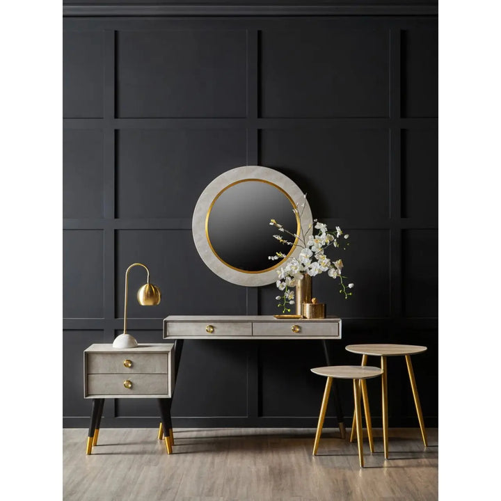 Cadiz Set Of Two Shagreen Tables - NJ Home Interiors