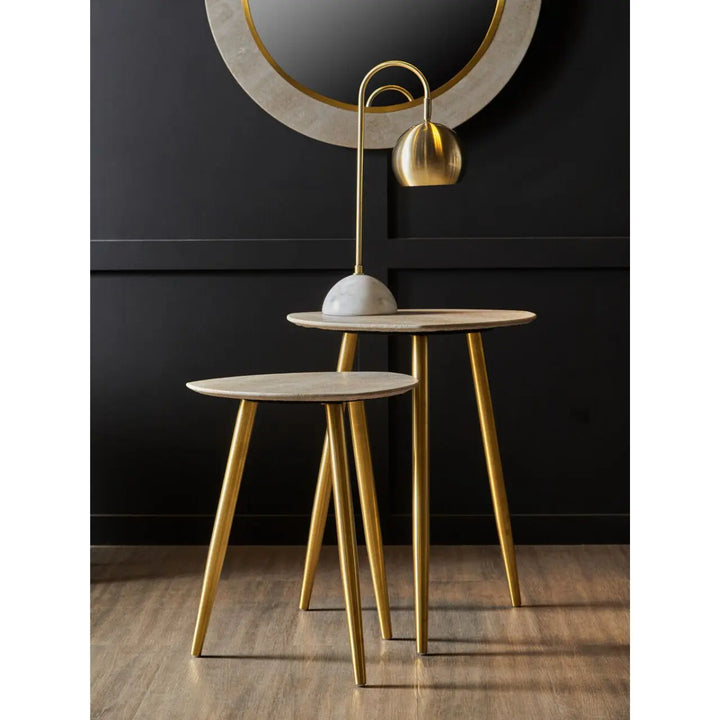 Cadiz Set Of Two Shagreen Tables - NJ Home Interiors