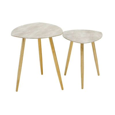 Cadiz Set Of Two Shagreen Tables - NJ Home Interiors