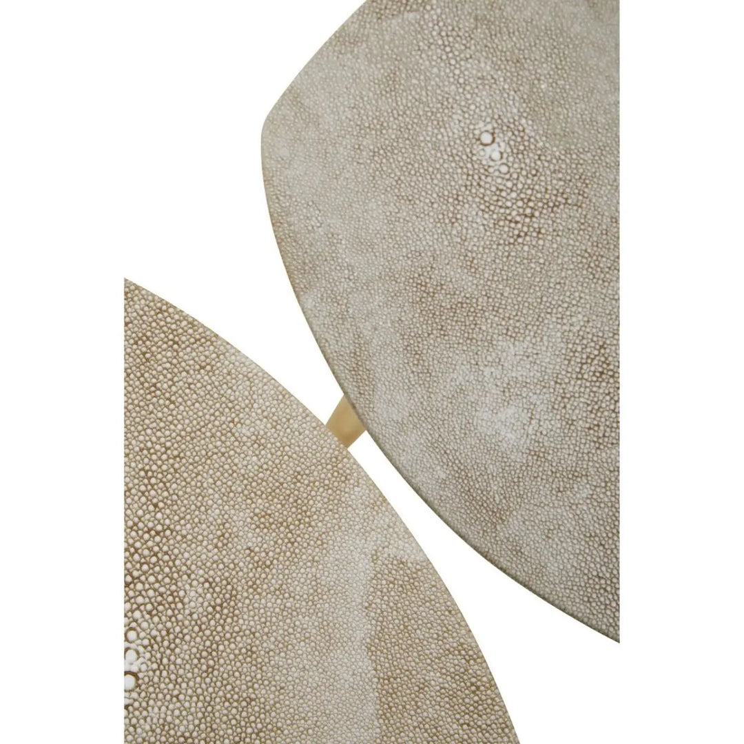 Cadiz Set Of Two Shagreen Tables - NJ Home Interiors