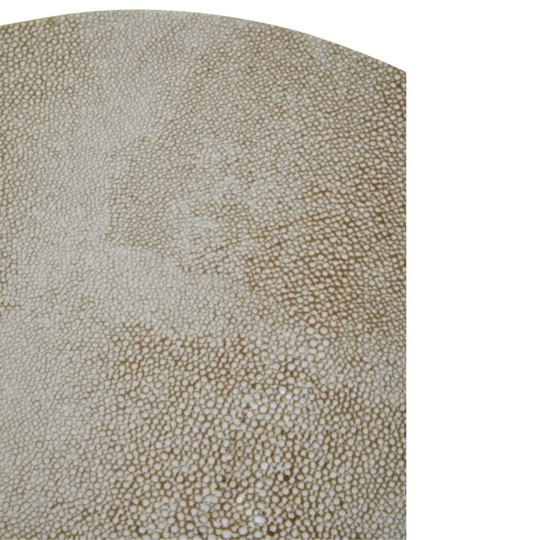 Cadiz Shagreen Round Stool - NJ Home Interiors
